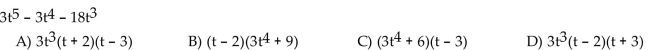 Factor the trinomial completely. If the polynomial cannot be factored, write prime.