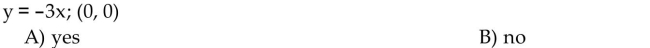 Determine whether the ordered pair is a solution of the given linear equation.