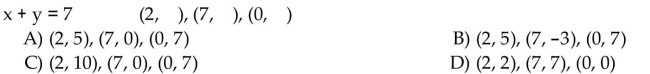 Complete the ordered pair so that it is a solution of the given linear equation.