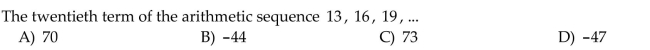 Find the indicated term of the sequence.
