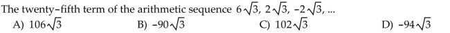 Find the indicated term of the sequence.