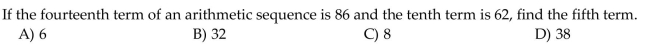 Find the indicated term of the sequence.