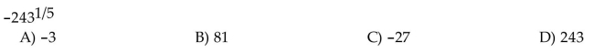 Use radical notation to write the expression. Simplify if possible.