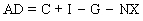 <strong>The aggregate demand curve is best represented by which of the following equations?</strong> A) B) C) D) E)
