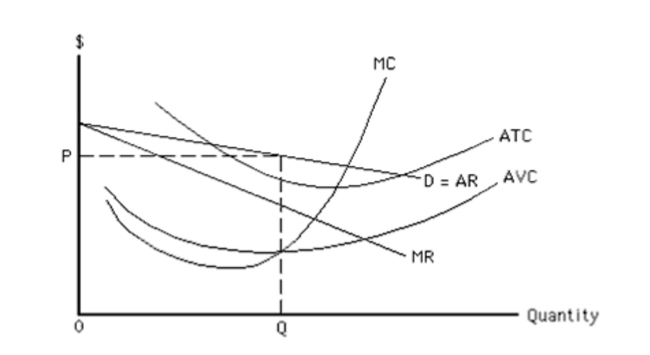 <strong>Exhibit 10­8   Assume the firm in Exhibit 10­8 is currently charging price P and producingoutput level Q.In order to maximize profit (or minimize loss), the firmshould</strong> A)charge more and sell less B)charge less and sell more C)charge less and sell less D)charge more and sell more E)continue to charge P and sell Q <div style=padding-top: 35px> 