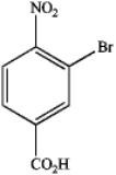 <strong>What is the IUPAC name of the following compound? </strong> A)3-bromo-4-nitrobenzaldehyde B)2-bromo-1-nitro-4-benzoic acid C)3-bromo-4-nitroacetophenone D)3-bromo-4-nitrobenzoic acid