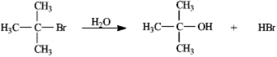 Instructions: Consider the reaction of 2-bromo-2-methylpropane with water,shown below,to answer the following question(s).   -Refer to instructions.This reaction is an example of: