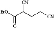 Instructions: Draw the structures of the precursors to the Michael reaction products shown in the question(s)below.Label the Michael donor and the Michael acceptor in each case and formulate the reaction. Draw and label: