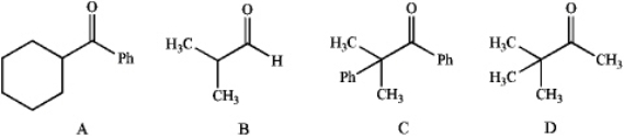 Which of the following does not possess an enol form? Explain your choice.