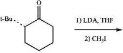 Draw the structure of the diastereomer that is formed preferentially in the following reaction: