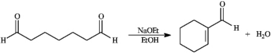 <strong>Instructions: Consider the reaction below to answer the following question(s). Refer to instructions.The product of this reaction is:</strong> A)a b,g-unsaturated aldehyde B)an a,b-unsaturated ketone C)an a,b-unsaturated aldehyde D)an enol