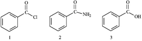 What is the correct assignment of the names of the following substituted benzenes?
