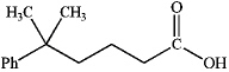 <strong>What is the IUPAC name of the following compound? </strong> A)5,5-dimethyl-5-phenylpentanoic acid B)5-methyl-5-phenylhexanoic acid C)2,2-dimethylphenylpropanoic acid D)5,5-dimethyl-5-phenylbutanal