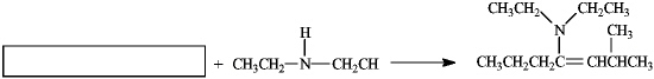 <strong>In the box,what is the name of the reactant used in the following reaction? </strong> A)2-methylhept-4-ene B)heptan-4-one C)2-methylheptan-4-one D)2-methylhep-3-ene-4-one