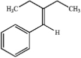 Synthesize the following alkene through the Wittig reaction of a carbonyl compound and a phosphorus ylide.