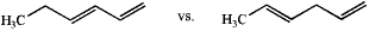 Which type of spectroscopy (IR,UV,or MS)will best distinguish between the pair of compounds below? Give a brief reason.