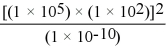 <strong>Without using a calculator,solve the following problem: </strong> A)1 × 10<sup>-6</sup> B)1 × 10<sup>4</sup> C)1 × 10<sup>24</sup> D)1 × 10<sup>34</sup>