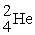 <strong>Which reaction below represents Decay by alpha emission?</strong> A) → + B) → + C) → p + D) → n +