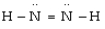 <strong>Which is the most acceptable electron dot structure for N<sub>2</sub>H<sub>2</sub>?</strong> A) B) C) H - N =N - H D)