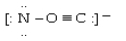 <strong>Which electron dot structure for OCN<sup>-</sup> has a formal charge of -1 on the most electronegative atom?</strong> A) B) C) D)