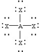 <strong>Based on VSEPR theory,which should have the smallest XAX bond angle?</strong> A) B) C) D)