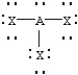 <strong>Based on VSEPR theory,which should have the smallest XAX bond angle?</strong> A) B) C) D)
