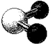 What is the geometry around the central atom in the following molecular model of NO<sub>2</sub><sup>-</sup>?