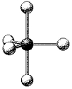 What are the bond angles in the following molecular model of PF<sub>5</sub>?