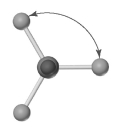 Shown below is a model of PF<sub>5</sub> having an orientation in which one or more atoms are hidden from view.What is the indicated bond angle?