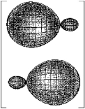 Which molecule has a central atom that uses the set of hybrid orbitals shown below to form bonds with the non-central atoms?