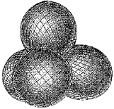 Which molecule has a central atom that uses the set of hybrid orbitals shown below to form bonds with the non-central atoms?