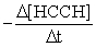 <strong>Hydroquinone,HOC<sub>6</sub>H<sub>6</sub>OH,can be formed by the reaction with acetylene below: 2 HCCH + 3 CO + H<sub>2</sub>O → HOC<sub>6</sub>H<sub>4</sub>OH + CO<sub>2</sub> How is the rate of disappearance of acetylene,HCCH,related to the appearance of hydroquinone (Hq)? = ?</strong> A) B) C) D)