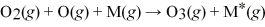 <strong>The elementary reaction representing the formation of ozone: Is an example of a ________ reaction.</strong> A)unimolecular B)bimolecular C)termolecular D)tetramolecular