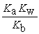 <strong>What is the equation relating the equilibrium constant K<sub>n</sub> for the neutralization of a weak acid with a weak base to the K<sub>a</sub> of the acid,the K<sub>b</sub> of the base and K<sub>w</sub>?</strong> A)K<sub>n </sub>= K<sub>a</sub>K<sub>b</sub>K<sub>w</sub> B)K<sub>n </sub>= C)K<sub>n </sub>= D)K<sub>n </sub>=