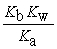 <strong>What is the equation relating the equilibrium constant K<sub>n</sub> for the neutralization of a weak acid with a weak base to the K<sub>a</sub> of the acid,the K<sub>b</sub> of the base and K<sub>w</sub>?</strong> A)K<sub>n </sub>= K<sub>a</sub>K<sub>b</sub>K<sub>w</sub> B)K<sub>n </sub>= C)K<sub>n </sub>= D)K<sub>n </sub>=