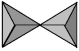 What is the formula and charge of the silicate anion represented by the picture below?
