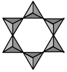 The silicate ion shown in the picture below combines with beryllium and aluminum to form the mineral beryl.What is the formula and charge of the silicate ion?