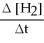 <strong>Methanol can be produced by the following reaction: CO(g)+ 2 H<sub>2</sub>(g)→ CH<sub>3</sub>OH(g). How is the rate of disappearance of hydrogen gas related to the rate of appearance of methanol? - = ?</strong> A)+ B)+ C)+2 D)none of these