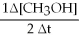 <strong>Methanol can be produced by the following reaction: CO(g)+ 2 H<sub>2</sub>(g)→ CH<sub>3</sub>OH(g). How is the rate of disappearance of hydrogen gas related to the rate of appearance of methanol? - = ?</strong> A)+ B)+ C)+2 D)none of these