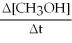 <strong>Methanol can be produced by the following reaction: CO(g)+ 2 H<sub>2</sub>(g)→ CH<sub>3</sub>OH(g). How is the rate of disappearance of hydrogen gas related to the rate of appearance of methanol? - = ?</strong> A)+ B)+ C)+2 D)none of these
