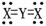 <strong>For the structure shown,the most likely elements are X = ________ and Y = ________. </strong> A)carbon; oxygen B)carbon; hydrogen C)nitrogen; oxygen D)oxygen; carbon E)oxygen; hydrogen