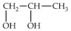 <strong>Which of the following is commonly known as glycerol?</strong> A) B) C) D) E)