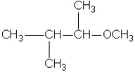 <strong>Which molecule shown is a primary alcohol?</strong> A) B) C) D) E)