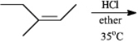 Predict the major organic product(s) in the reaction below. If more than one major organic product is expected, draw each one. Explain the significance of 35 \degree C and ether shown in the reaction.