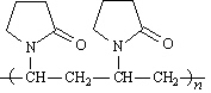 Povidone is produced commercially as a series of products having mean molecular weights ranging from about 10,000 to 700,000. Complexed with iodine, povidone yields an iodophor, marketed under the tradename Betadine, which is used as a topical anti-infective. Identify the monomer unit(s) in povidone.