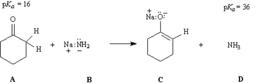 Consider the reaction below to answer the following questions. Refer to Instructions. The strongest base in the reaction is: