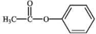 <strong>What is the correct structure for phenylbenzoate?</strong> A) B) C) D)
