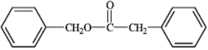 <strong>What is the correct structure for phenylbenzoate?</strong> A) B) C) D)