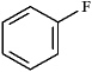 Instructions: Use the convention d-/d+ and the crossed arrow ( ) to show the direction of the expected polarity of the indicated bonds in the following compound(s). Refer to instructions. The C-F bond in fluorobenzene,