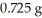 <strong>How many milliequivalents of chloride ion are contained in a sample that is determined to contain Of chloride ion?</strong> A)48.9 mEq B)41.0 mEq C)25.7 mEq D)20.5 mEq E)10.3 mEq